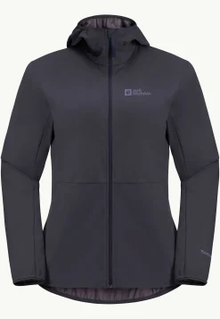 Jack Wolfskin Feldberg Hoody W|DAMES Wandelen|Voor- En Najaarsjacks/-Jassen
