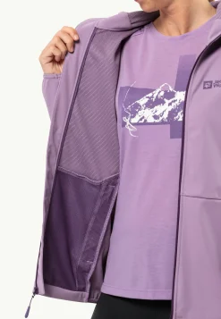 Jack Wolfskin Feldberg Hoody W|DAMES Wandelen|Voor- En Najaarsjacks/-Jassen
