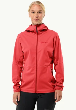 Jack Wolfskin Feldberg Hoody W|DAMES Wandelen|Voor- En Najaarsjacks/-Jassen