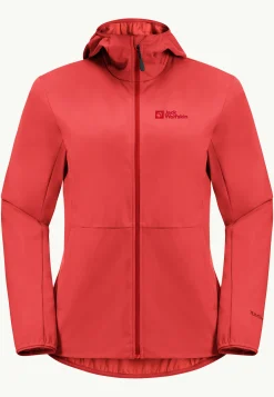 Jack Wolfskin Feldberg Hoody W|DAMES Wandelen|Voor- En Najaarsjacks/-Jassen