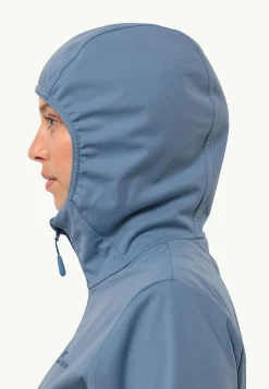 Jack Wolfskin Feldberg Hoody W|DAMES Wandelen|Voor- En Najaarsjacks/-Jassen