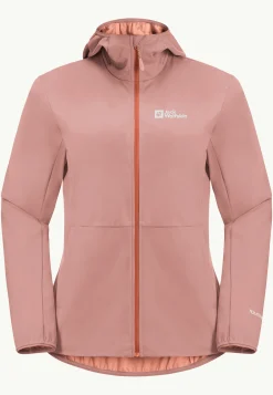 Jack Wolfskin Feldberg Hoody W|DAMES Wandelen|Voor- En Najaarsjacks/-Jassen