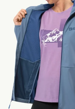 Jack Wolfskin Feldberg Hoody W|DAMES Wandelen|Voor- En Najaarsjacks/-Jassen