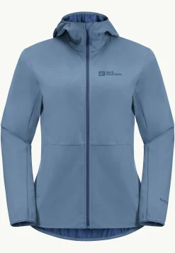 Jack Wolfskin Feldberg Hoody W|DAMES Wandelen|Voor- En Najaarsjacks/-Jassen