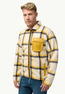 Jack Wolfskin Felslicht Check Jkt M|Heren Fleece|Hoodies & Pullovers