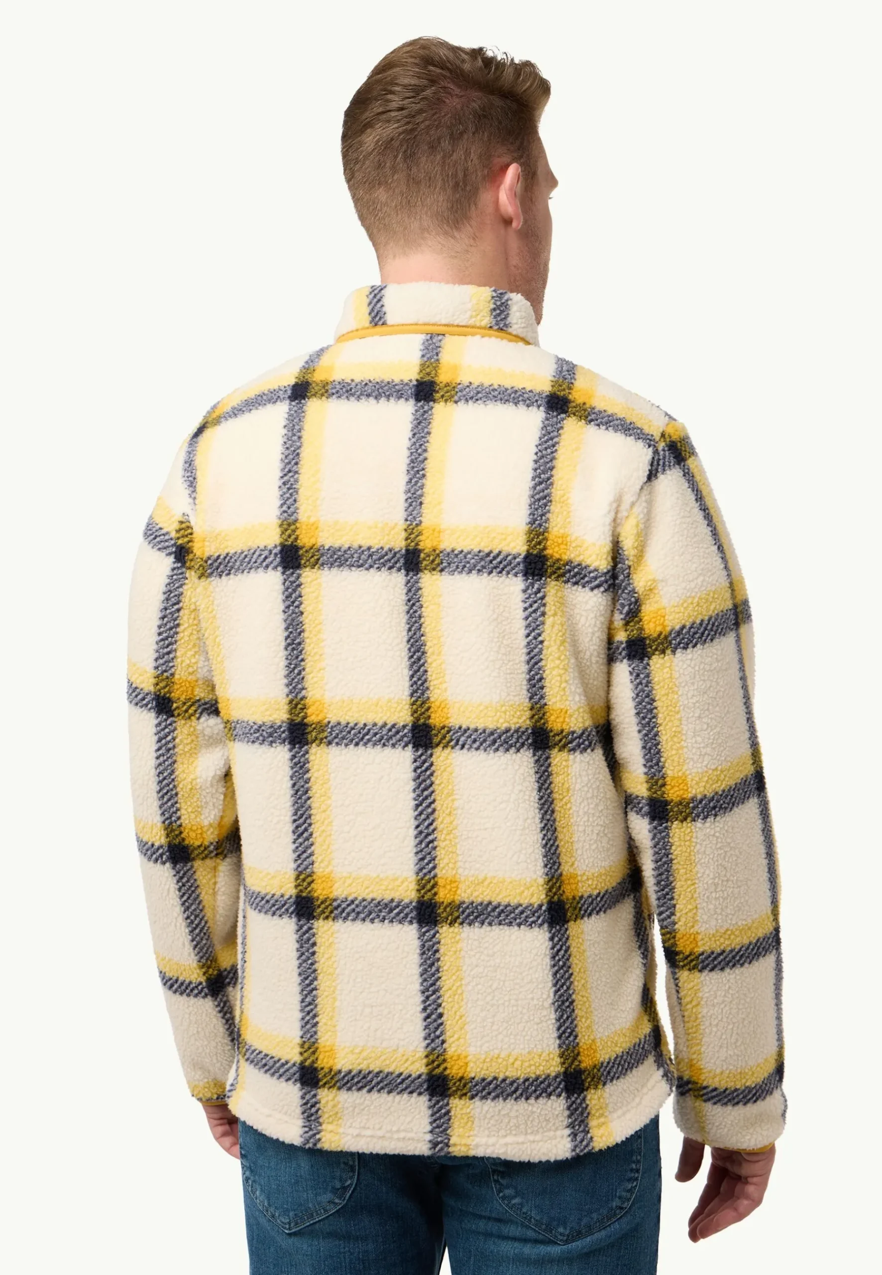 Jack Wolfskin Felslicht Check Jkt M|Heren Fleece|Hoodies & Pullovers