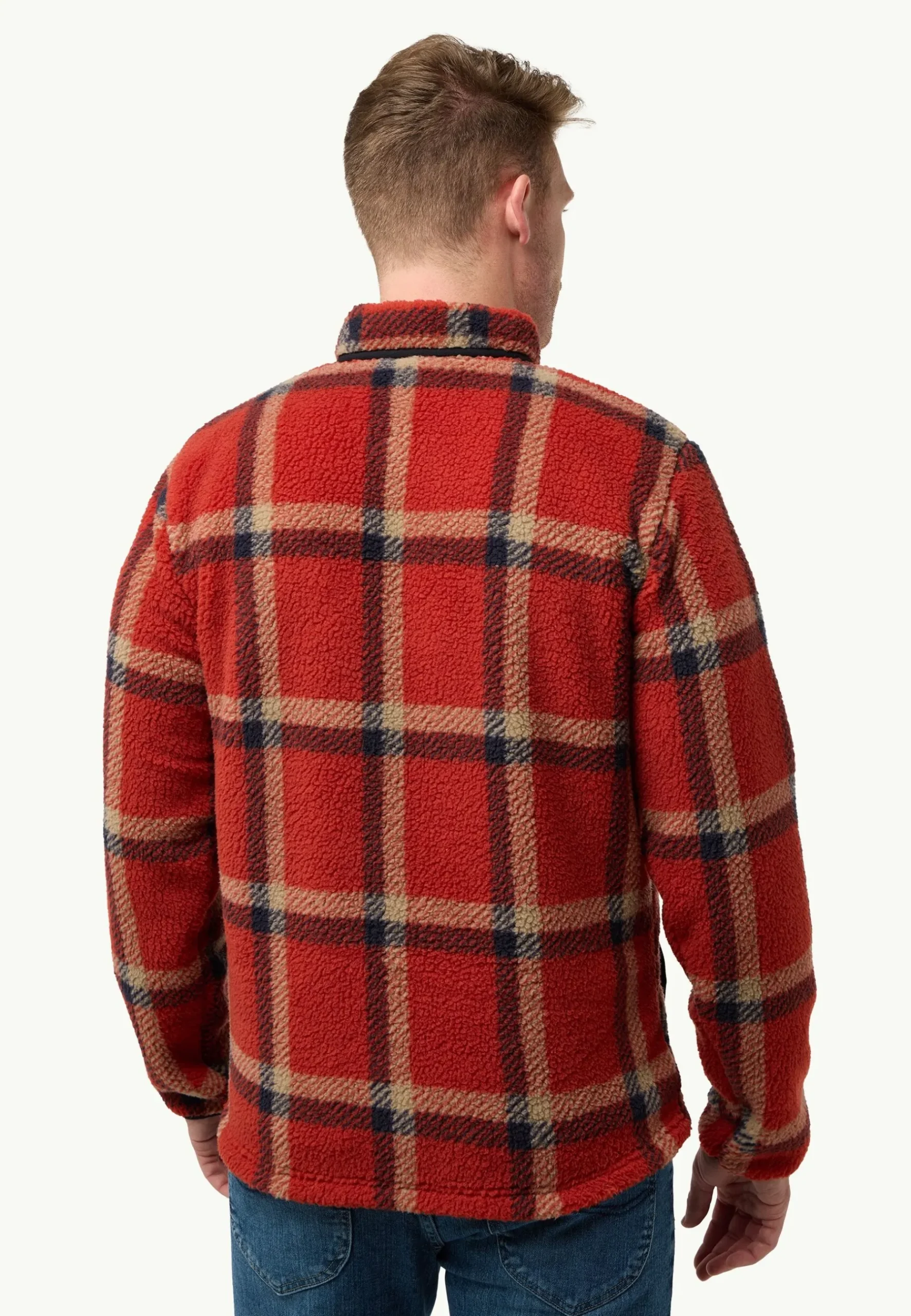 Jack Wolfskin Felslicht Check Jkt M|Heren Fleece|Hoodies & Pullovers