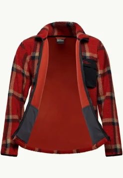Jack Wolfskin Felslicht Check Jkt M|Heren Fleece|Hoodies & Pullovers