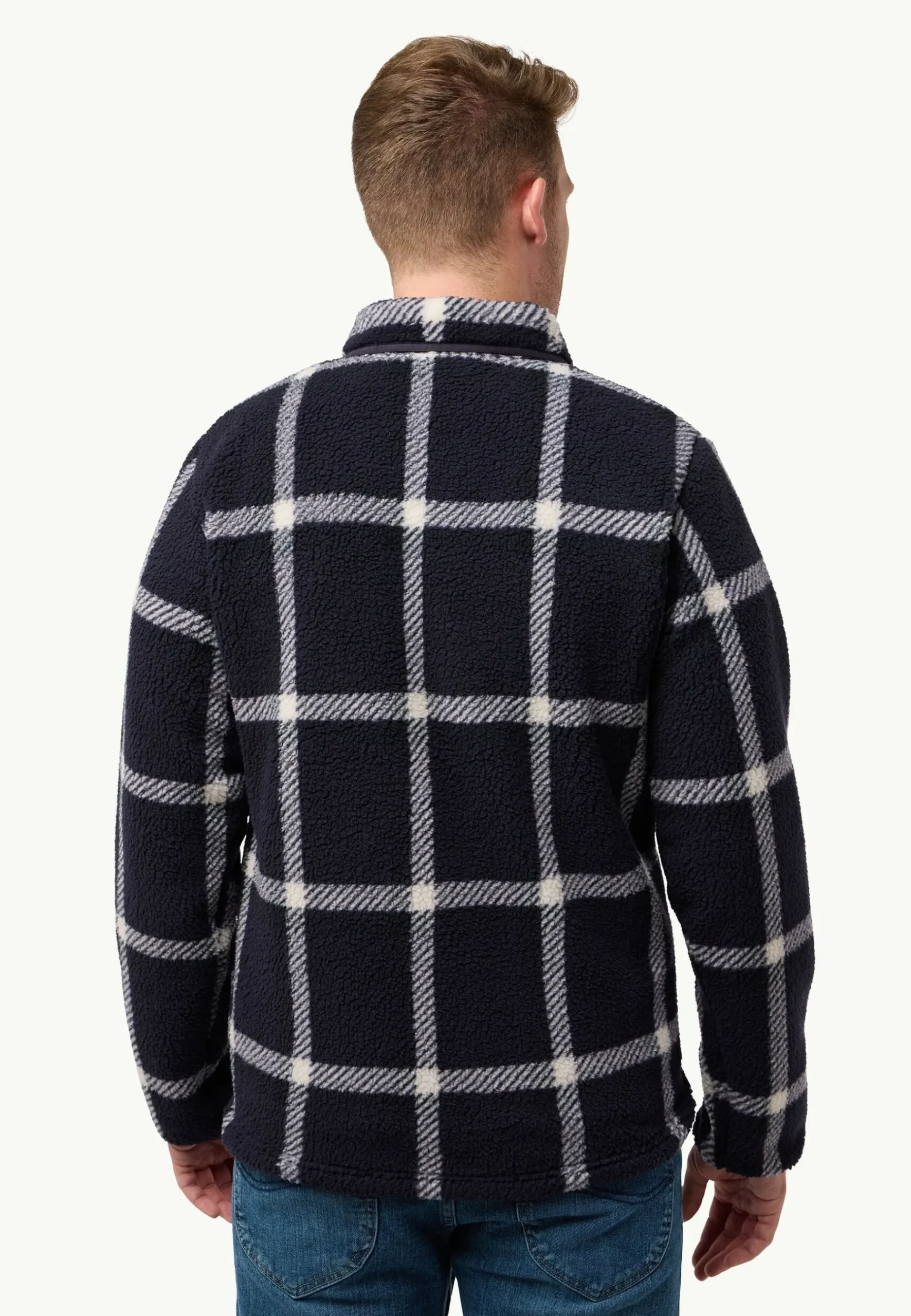 Jack Wolfskin Felslicht Check Jkt M|Heren Fleece|Hoodies & Pullovers