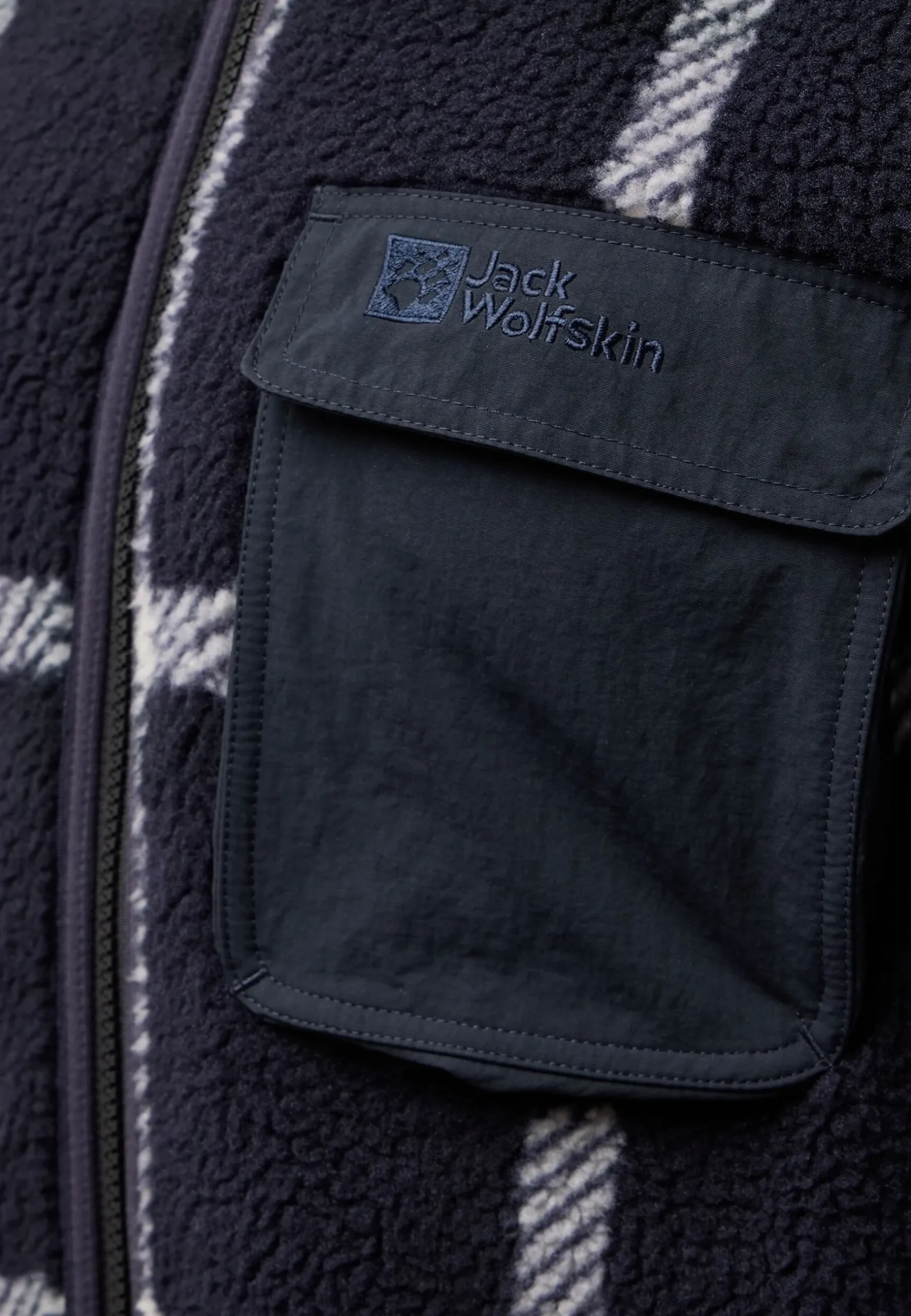 Jack Wolfskin Felslicht Check Jkt M|Heren Fleece|Hoodies & Pullovers