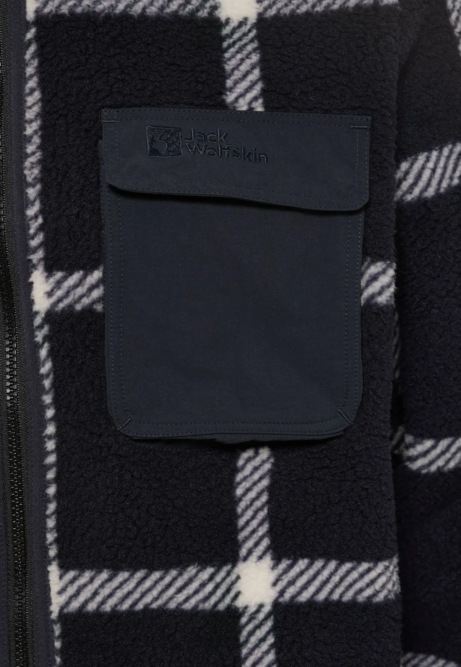 Jack Wolfskin Felslicht Check Jkt M|Heren Fleece|Hoodies & Pullovers