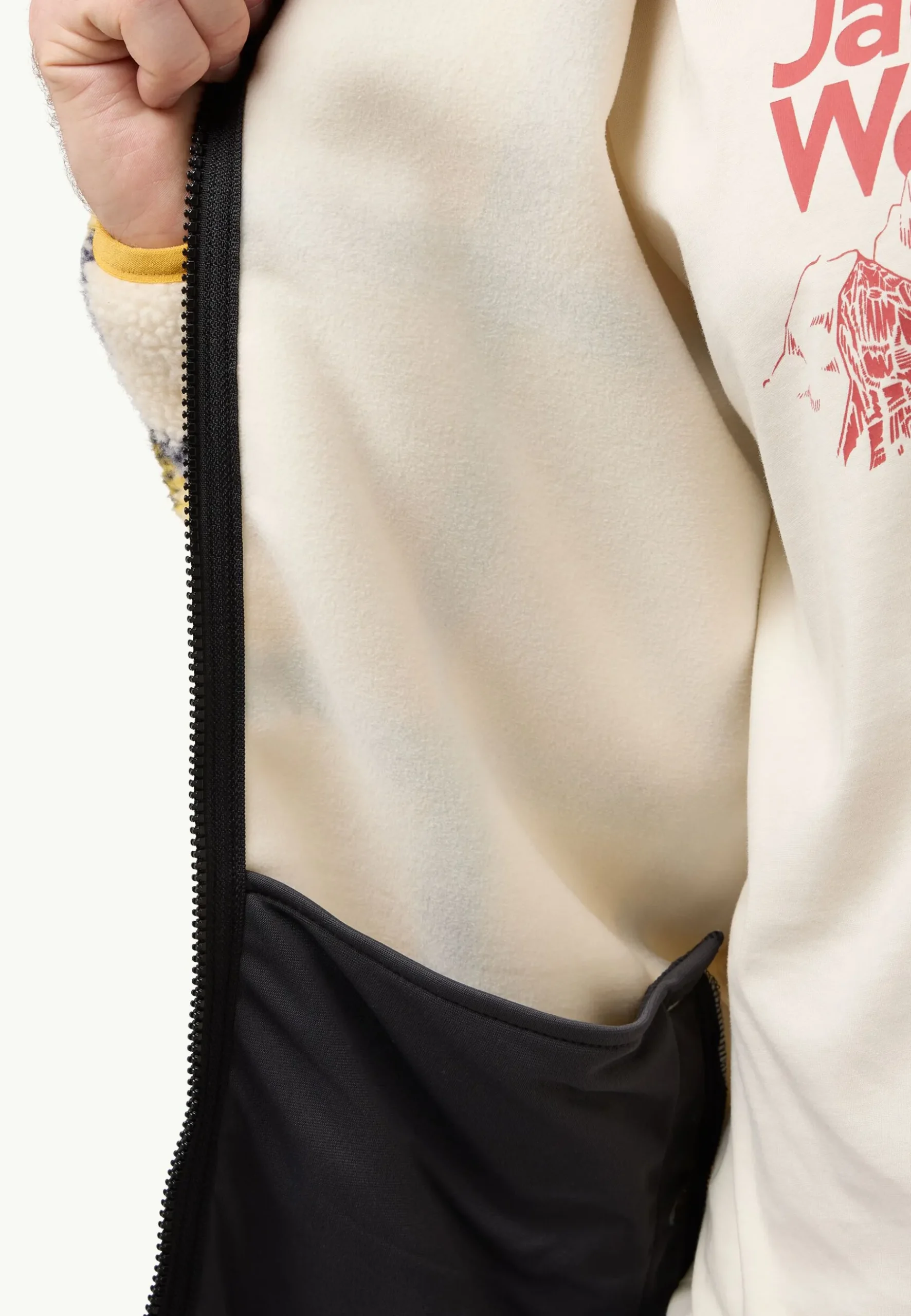 Jack Wolfskin Felslicht Check Jkt M|Heren Fleece|Hoodies & Pullovers