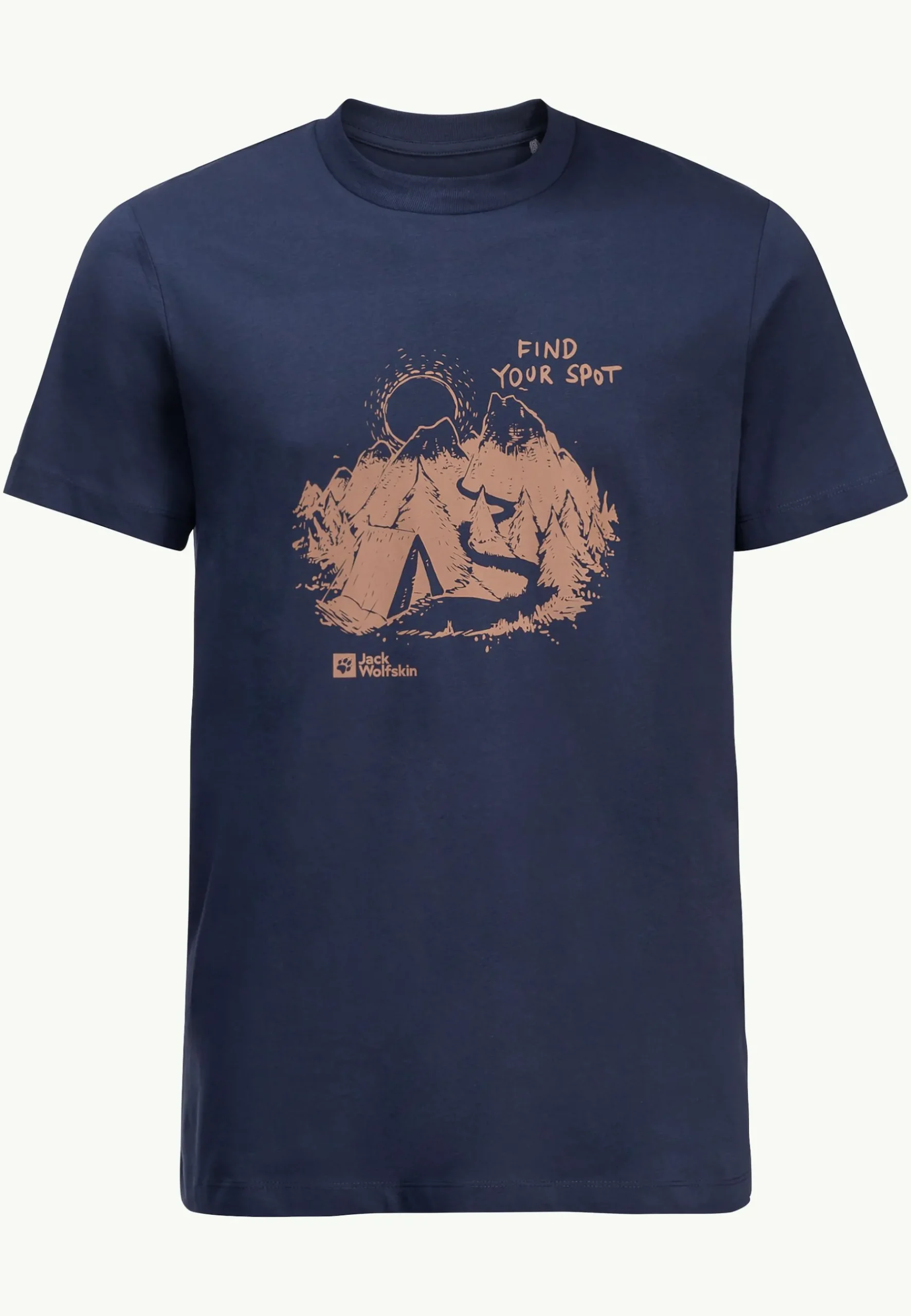 Jack Wolfskin Find Your Spot T M|Heren Lifestyle|T-Shirts & Longsleeves