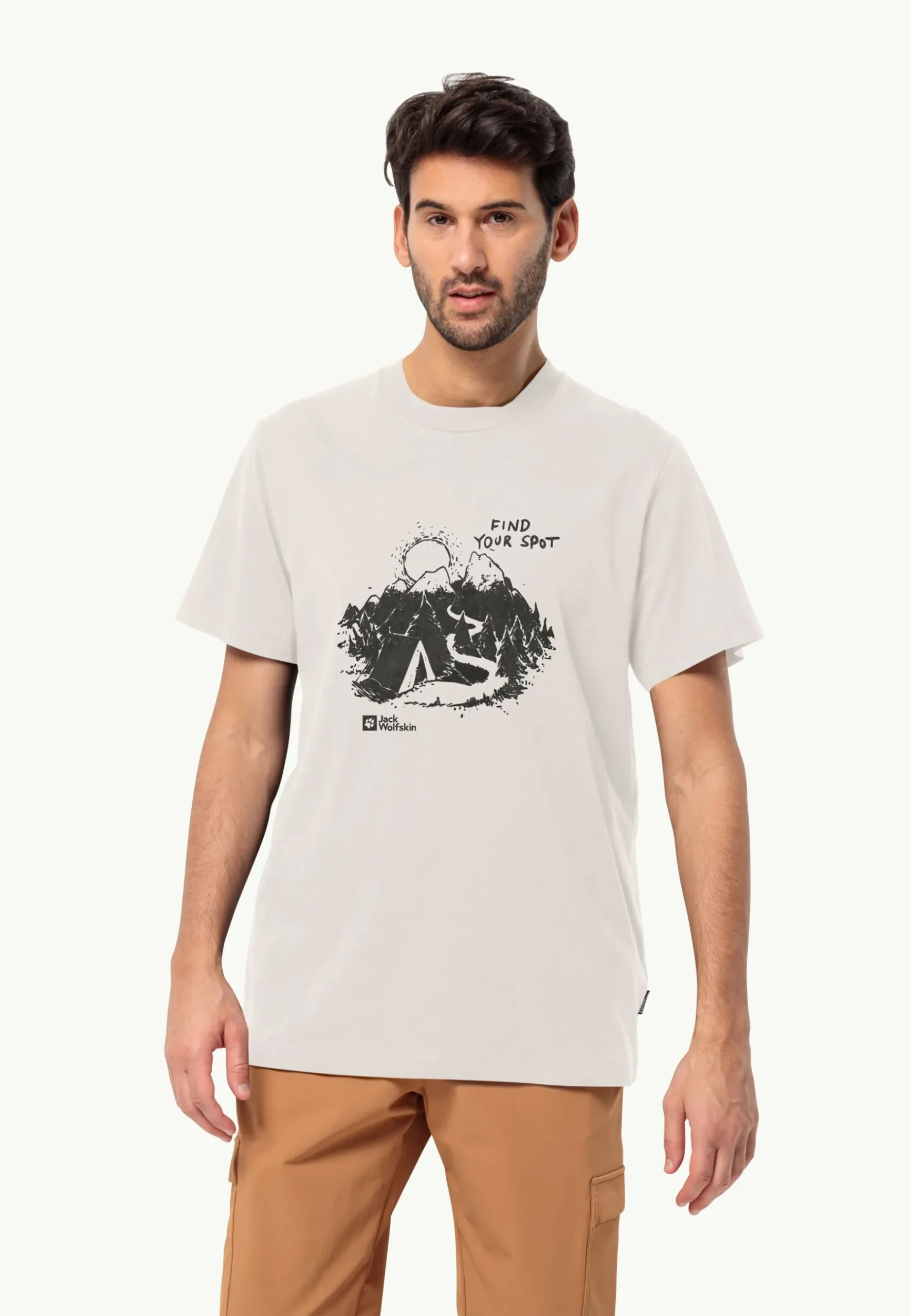 Jack Wolfskin Find Your Spot T M|Heren Lifestyle|T-Shirts & Longsleeves