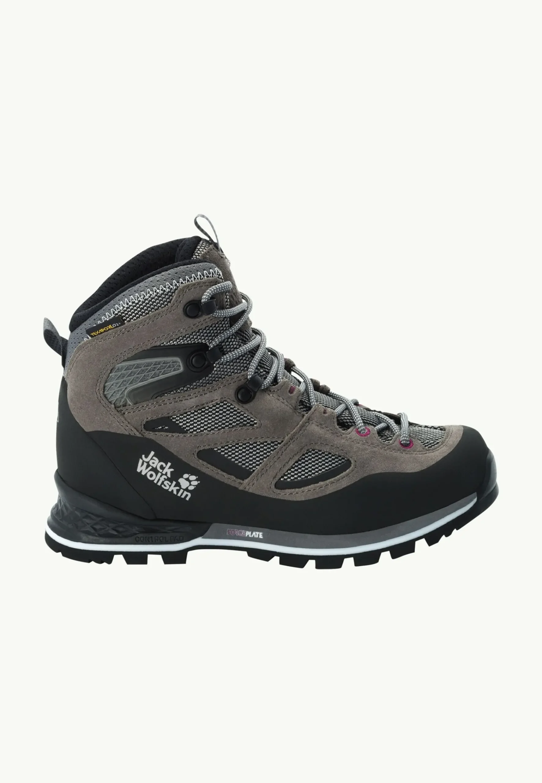 Jack Wolfskin Force Crest Texapore Mid W|DAMES Wandelschoenen|Waterdichte Schoenen
