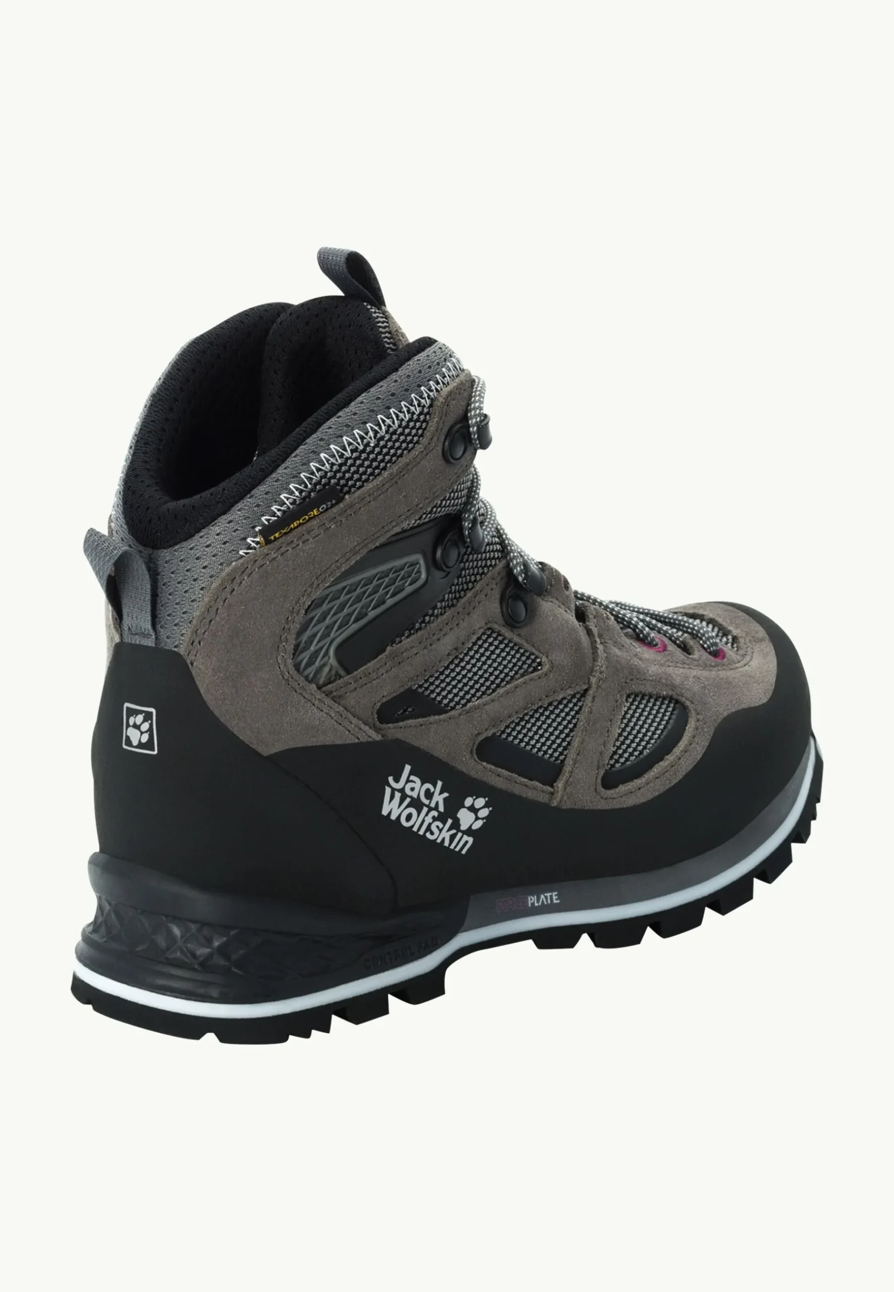 Jack Wolfskin Force Crest Texapore Mid W|DAMES Wandelschoenen|Waterdichte Schoenen