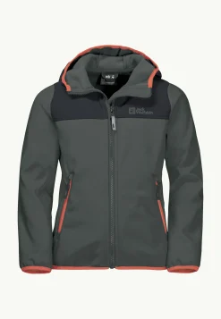 Jack Wolfskin Fourwinds Jacket Kids|Kinderen Voor- En Najaarsjacks/-Jassen|Fleece