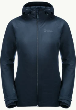Jack Wolfskin Glaabach 3in1 Jkt W|DAMES Wandelen|Voor- En Najaarsjacks/-Jassen