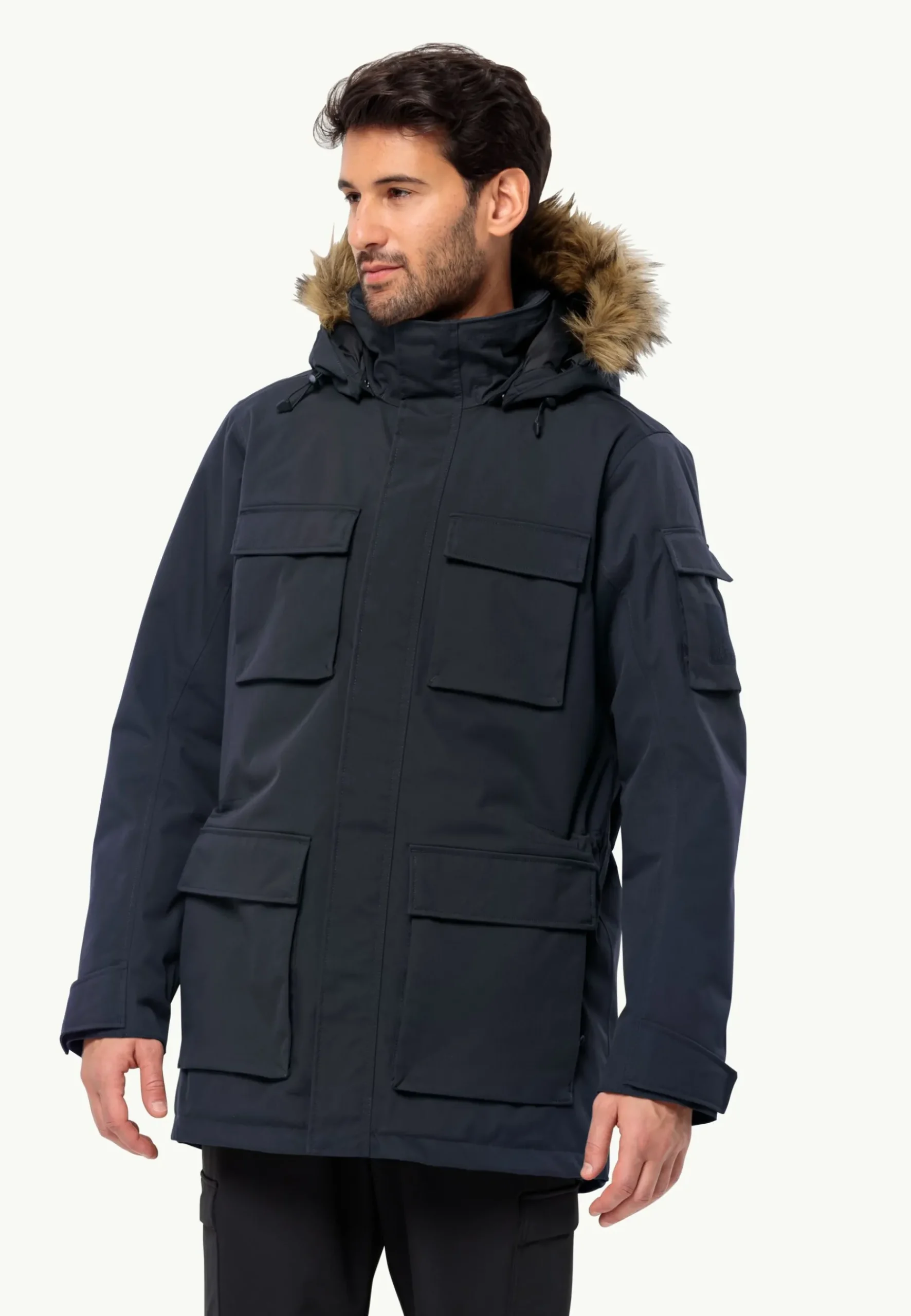 Jack Wolfskin Glacier Canyon Parka|Heren Lifestyle|Voor- En Najaarsjacks/-Jassen