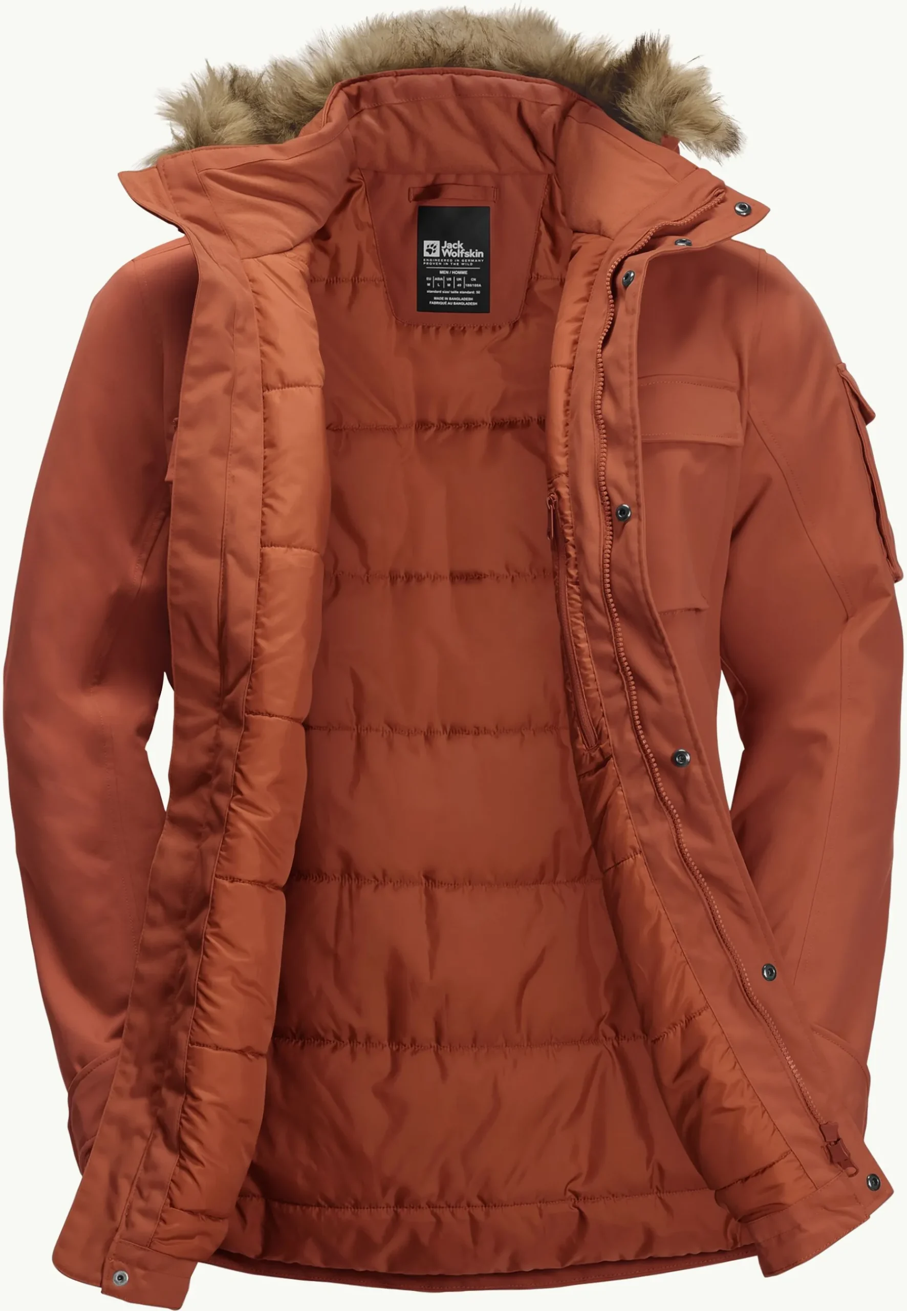 Jack Wolfskin Glacier Canyon Parka|Heren Lifestyle|Voor- En Najaarsjacks/-Jassen