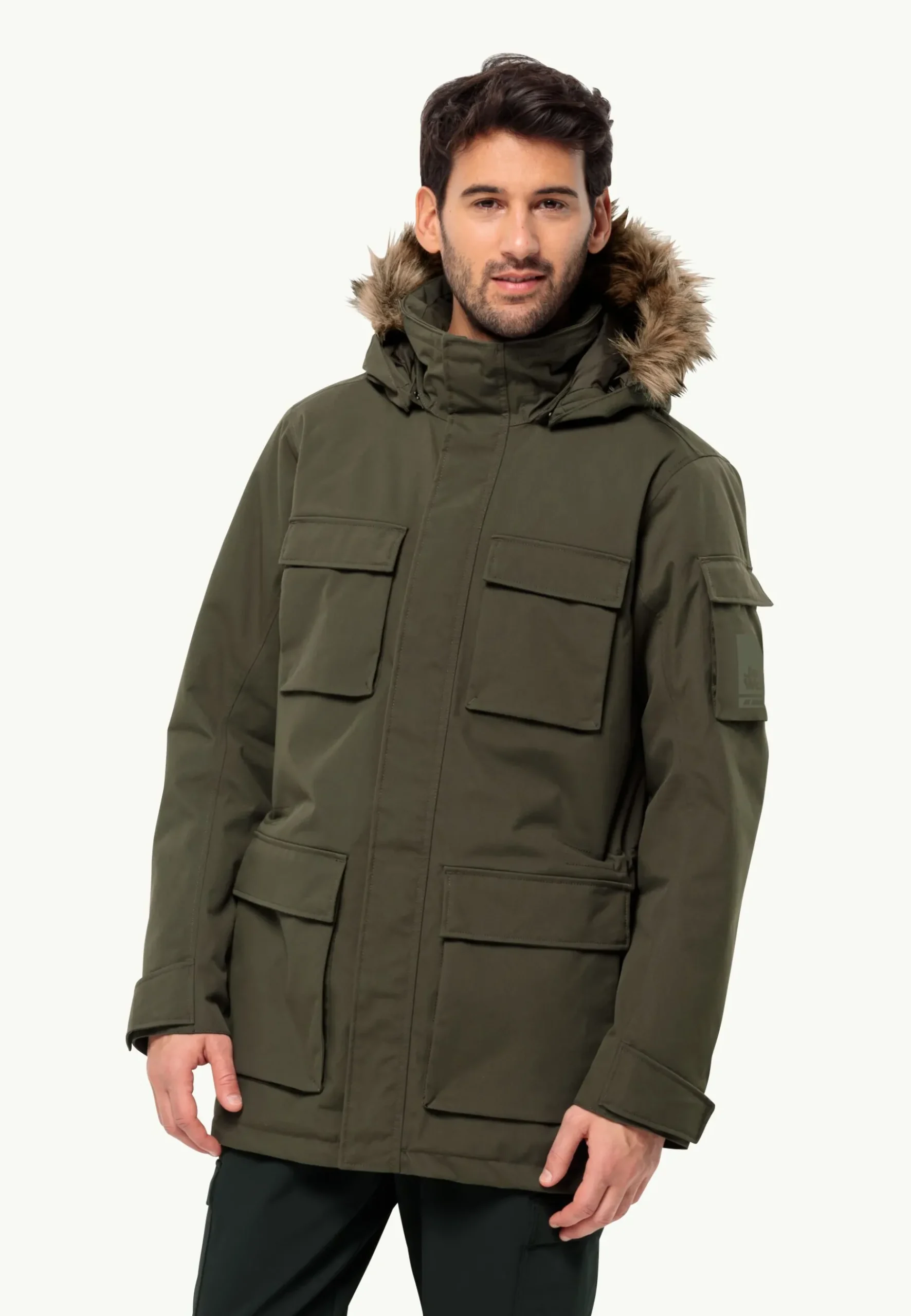 Jack Wolfskin Glacier Canyon Parka|Heren Lifestyle|Voor- En Najaarsjacks/-Jassen