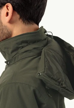Jack Wolfskin Glacier Canyon Parka|Heren Lifestyle|Voor- En Najaarsjacks/-Jassen