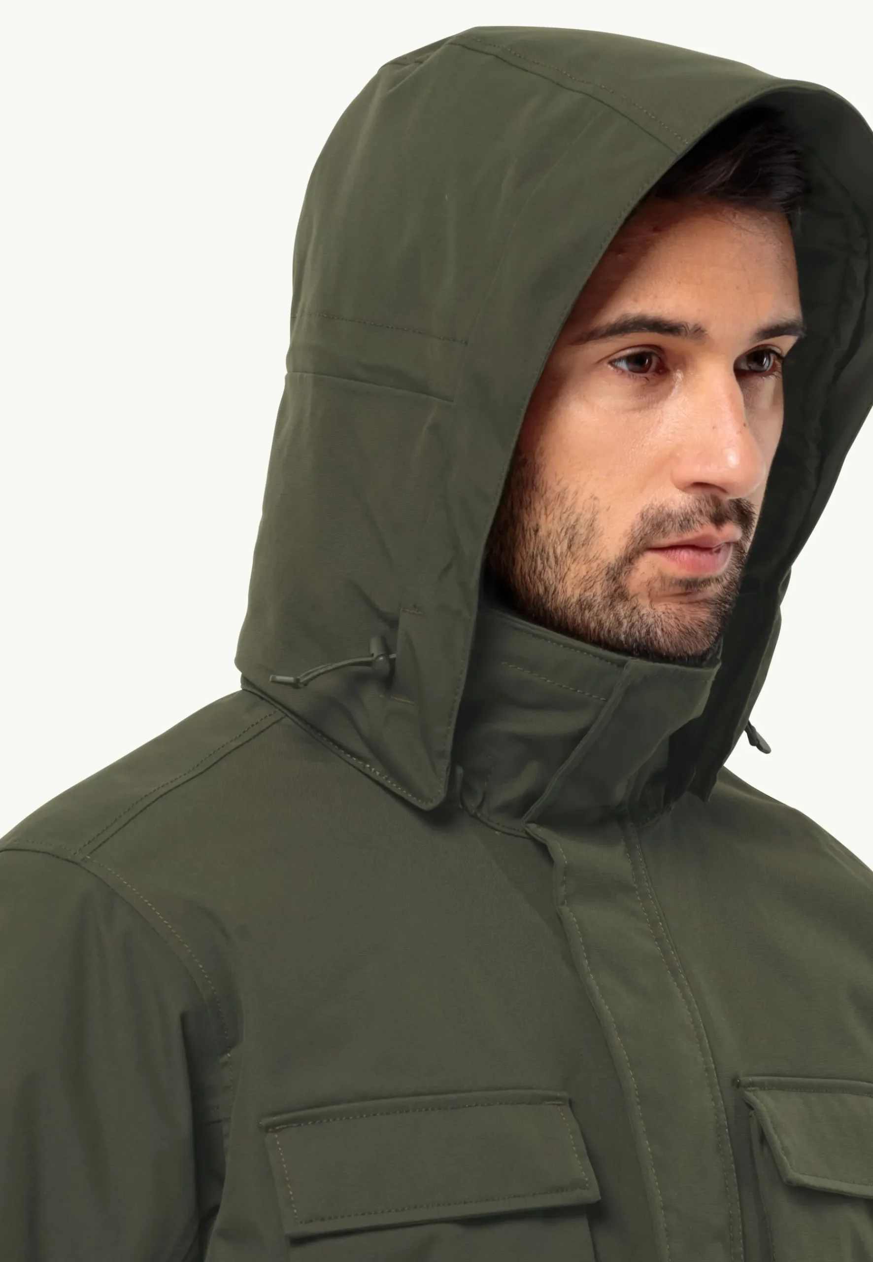 Jack Wolfskin Glacier Canyon Parka|Heren Lifestyle|Voor- En Najaarsjacks/-Jassen
