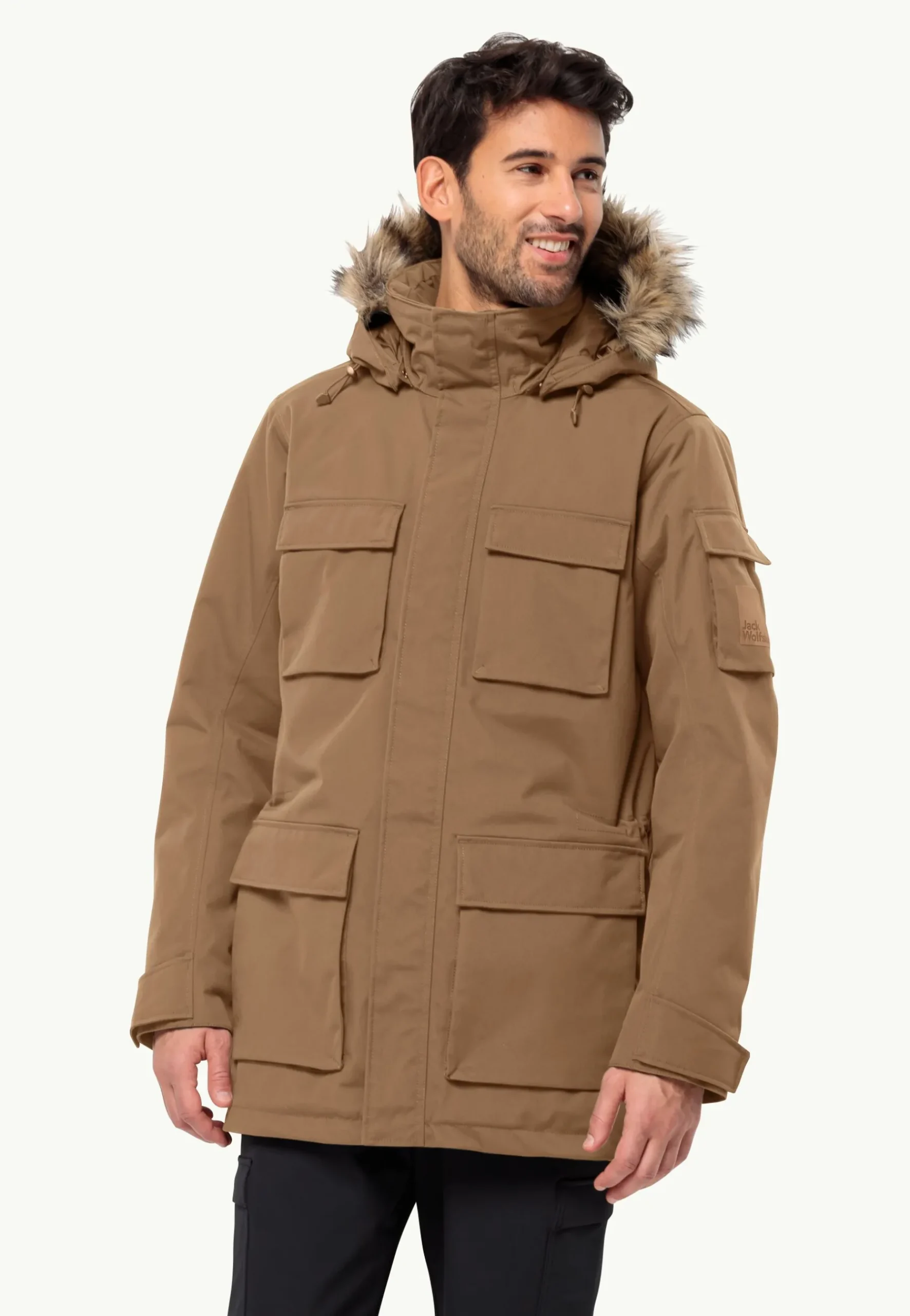 Jack Wolfskin Glacier Canyon Parka|Heren Lifestyle|Voor- En Najaarsjacks/-Jassen