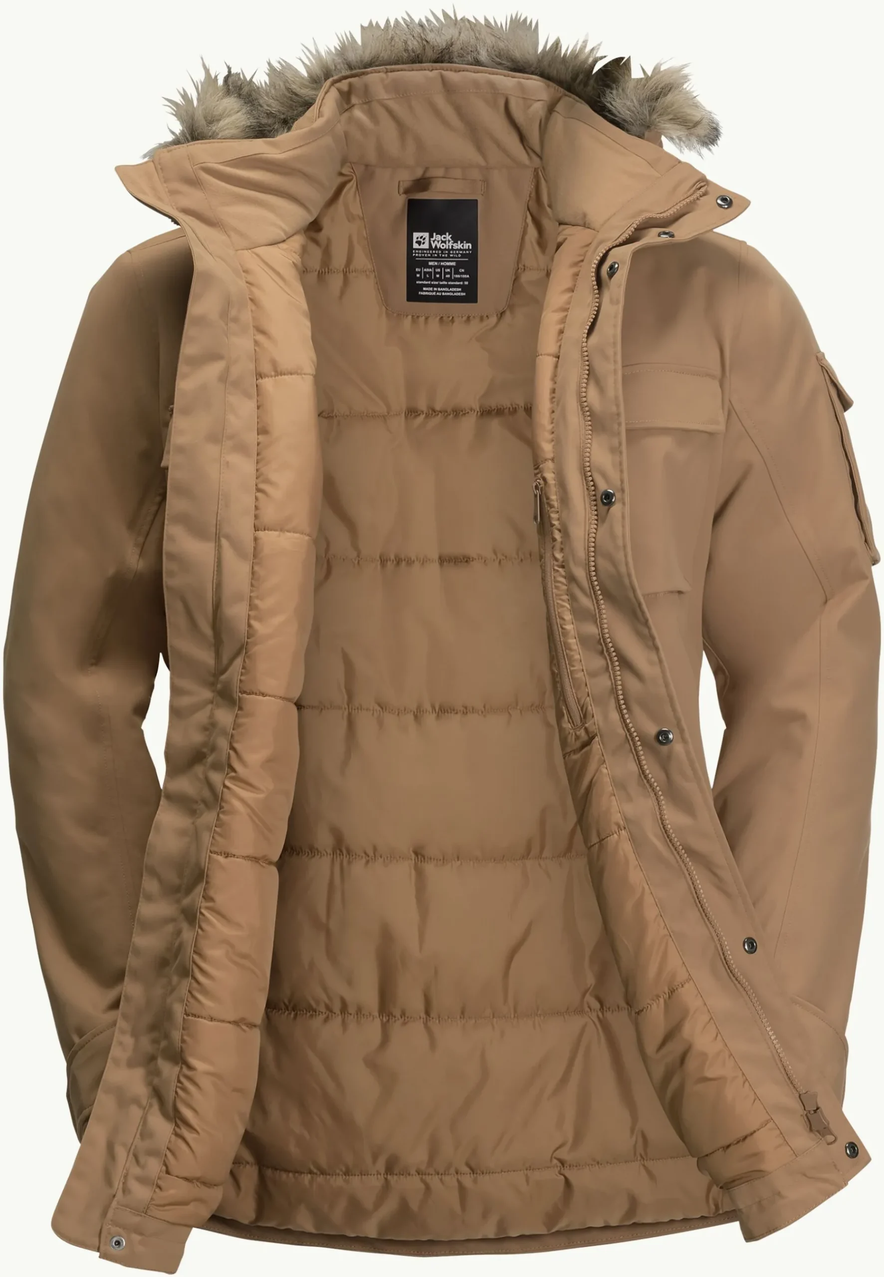 Jack Wolfskin Glacier Canyon Parka|Heren Lifestyle|Voor- En Najaarsjacks/-Jassen