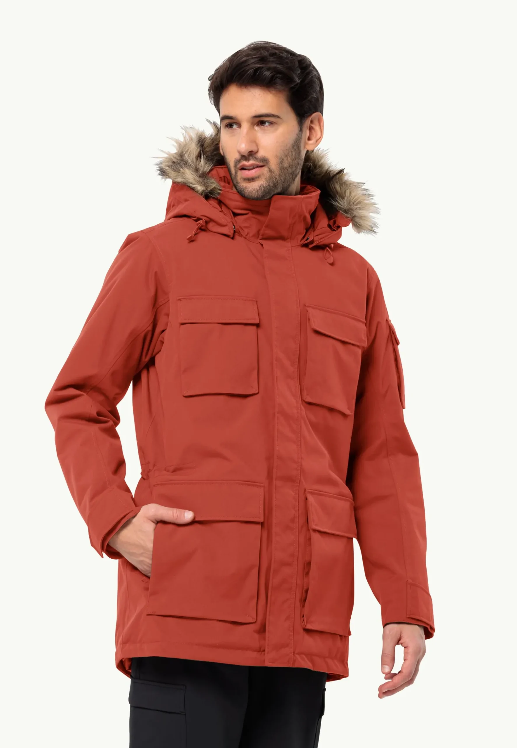 Jack Wolfskin Glacier Canyon Parka|Heren Lifestyle|Voor- En Najaarsjacks/-Jassen