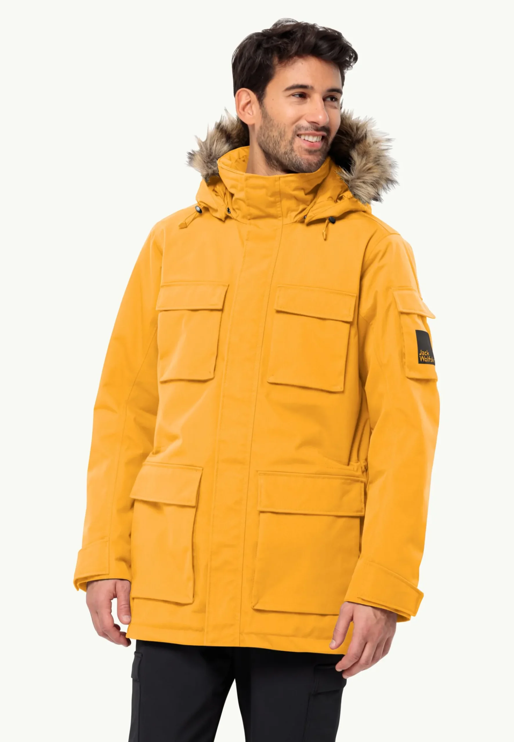 Jack Wolfskin Glacier Canyon Parka|Heren Lifestyle|Voor- En Najaarsjacks/-Jassen
