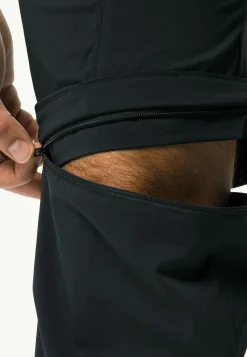 Jack Wolfskin Glastal Zip Away Pants M|Heren Wandelen|Softshellbroeken