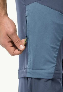 Jack Wolfskin Glastal Zip Away Pants M|Heren Wandelen|Softshellbroeken