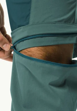 Jack Wolfskin Glastal Zip Away Pants M|Heren Wandelen|Softshellbroeken