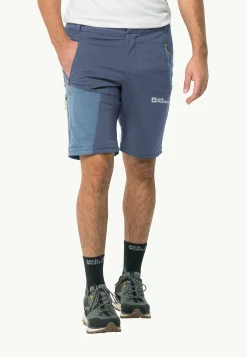 Jack Wolfskin Glastal Zip Away Pants M|Heren Wandelen|Softshellbroeken
