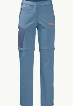 Jack Wolfskin Glastal Zip Away Pants W|DAMES Wandelen|Softshellbroeken