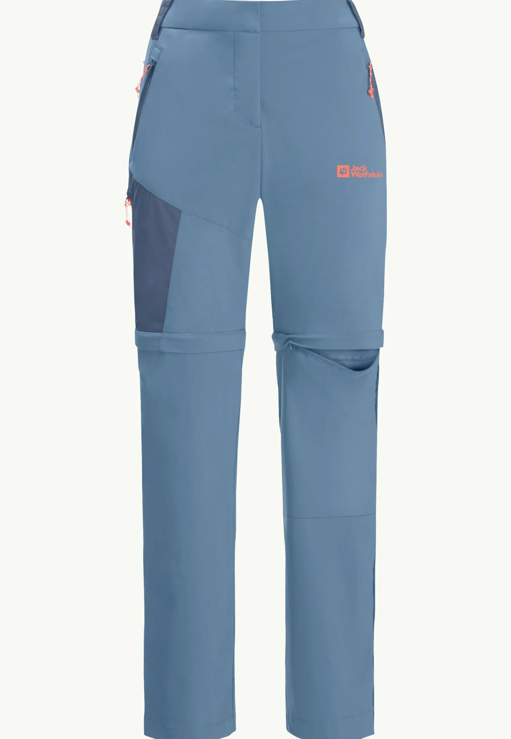 Jack Wolfskin Glastal Zip Away Pants W|DAMES Wandelen|Softshellbroeken