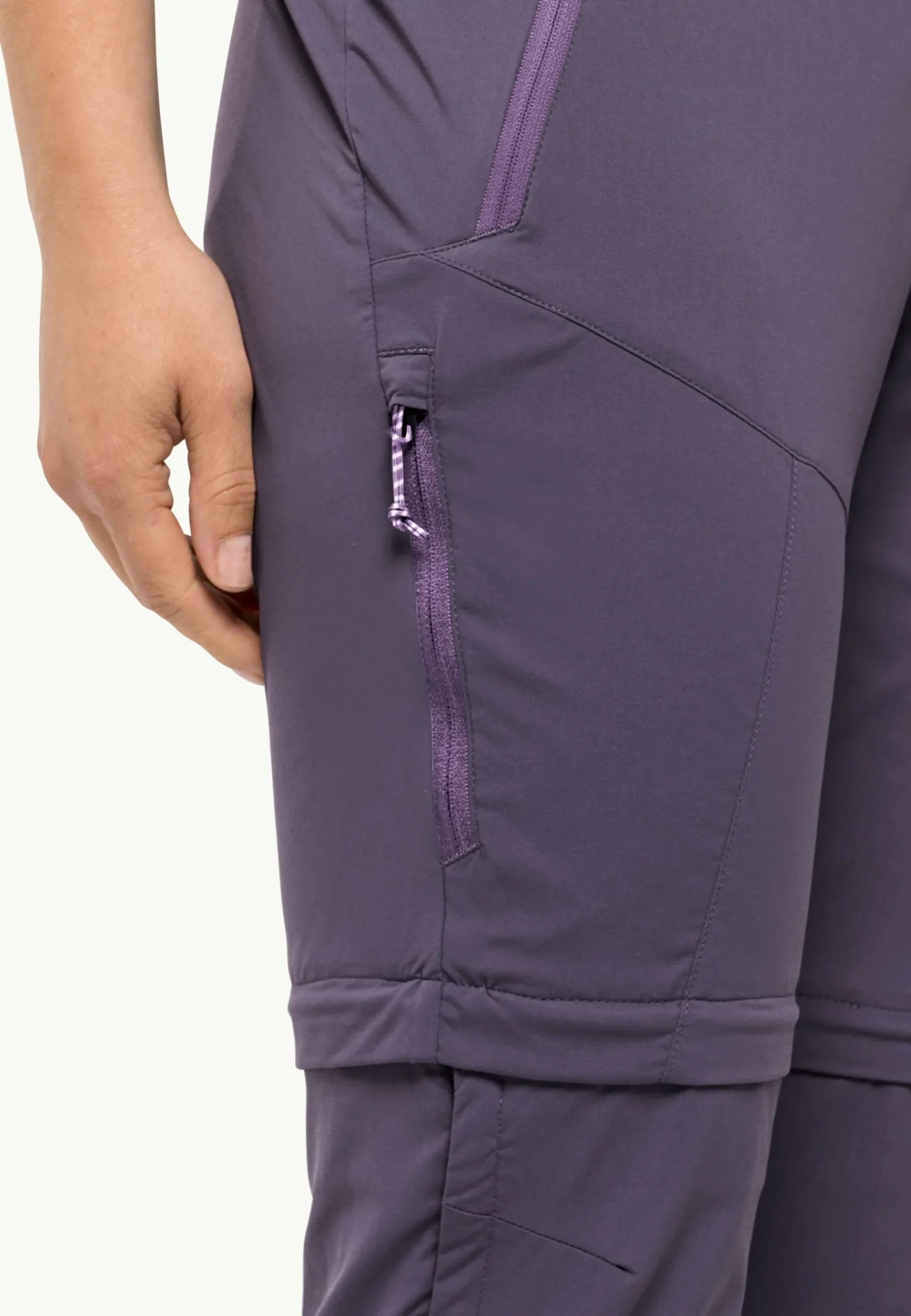 Jack Wolfskin Glastal Zip Away Pants W|DAMES Wandelen|Softshellbroeken