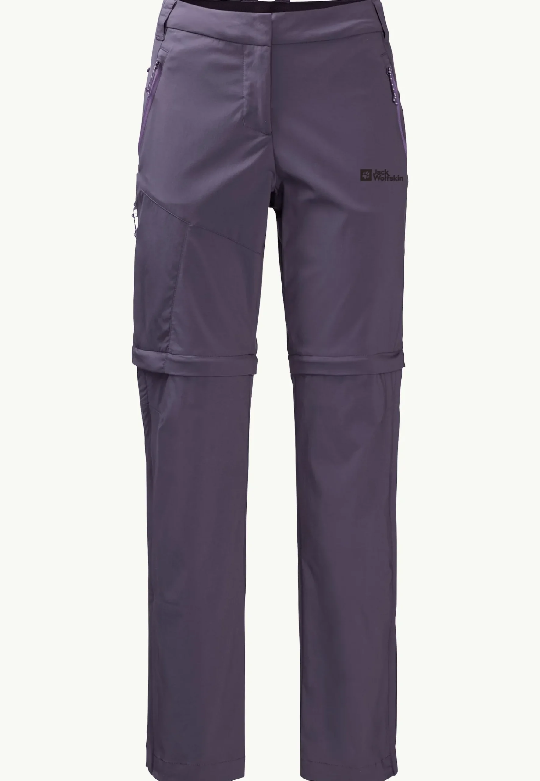 Jack Wolfskin Glastal Zip Away Pants W|DAMES Wandelen|Softshellbroeken