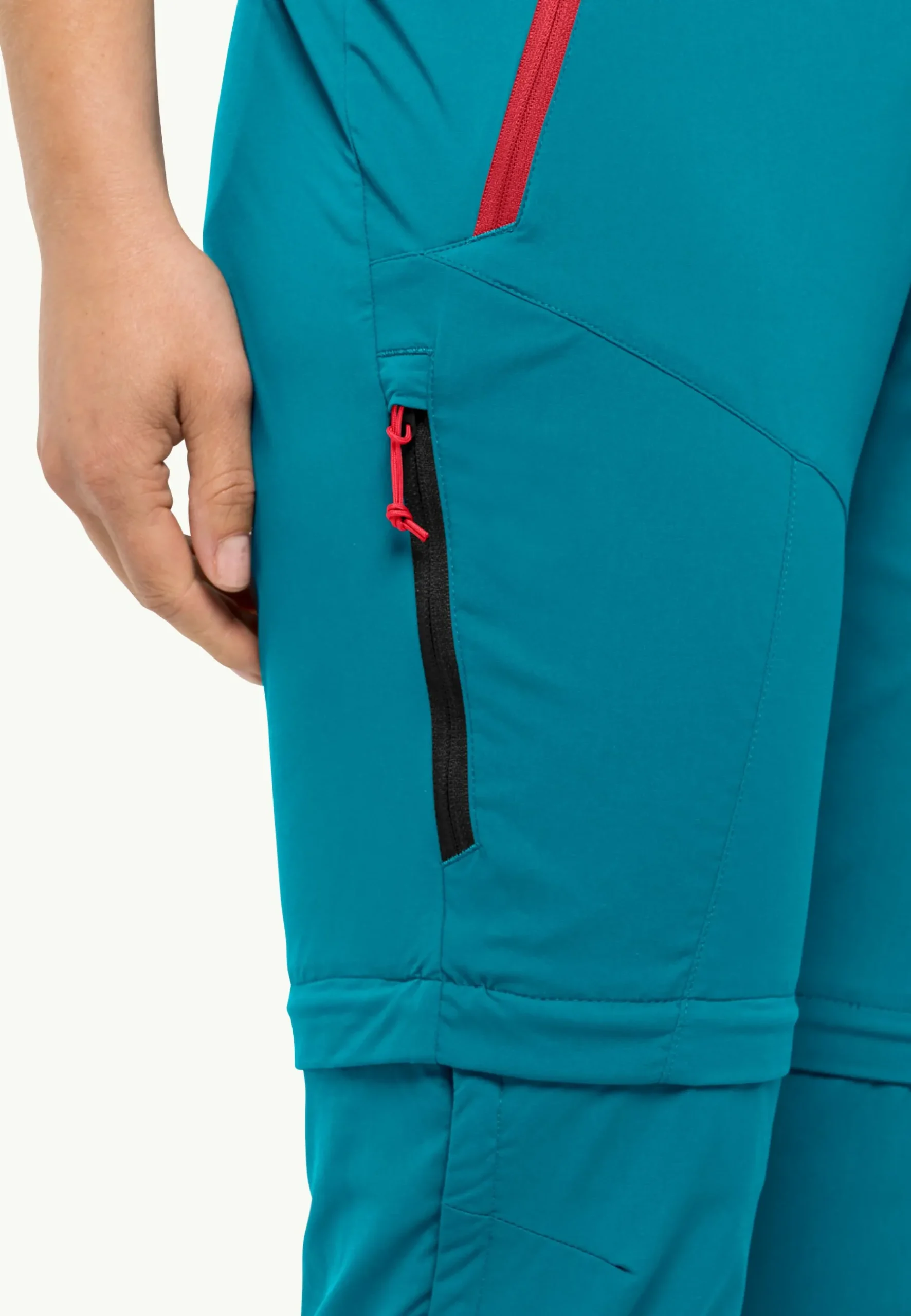 Jack Wolfskin Glastal Zip Away Pants W|DAMES Wandelen|Softshellbroeken