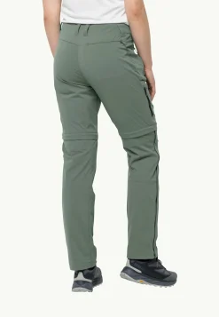 Jack Wolfskin Glastal Zip Away Pants W|DAMES Wandelen|Softshellbroeken