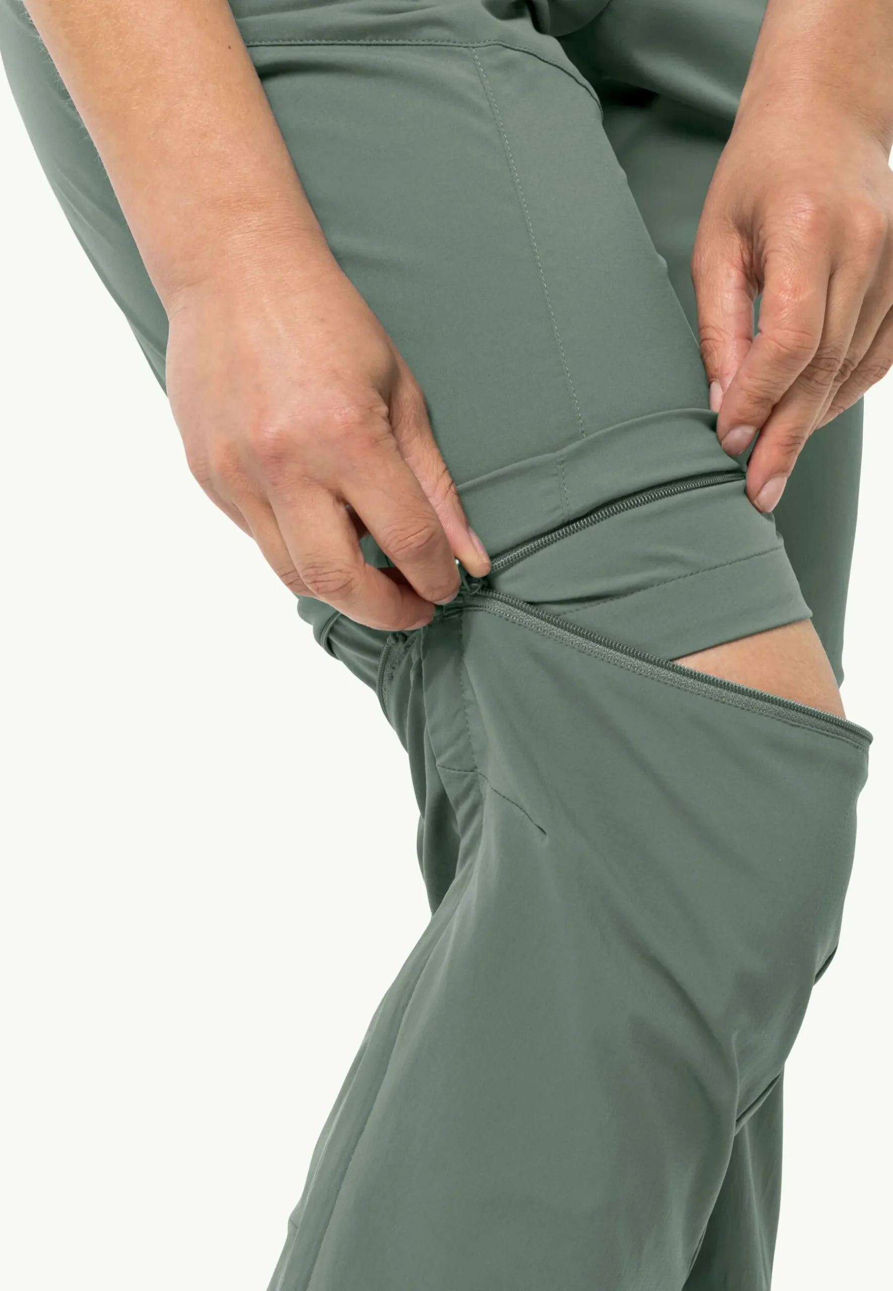 Jack Wolfskin Glastal Zip Away Pants W|DAMES Wandelen|Softshellbroeken