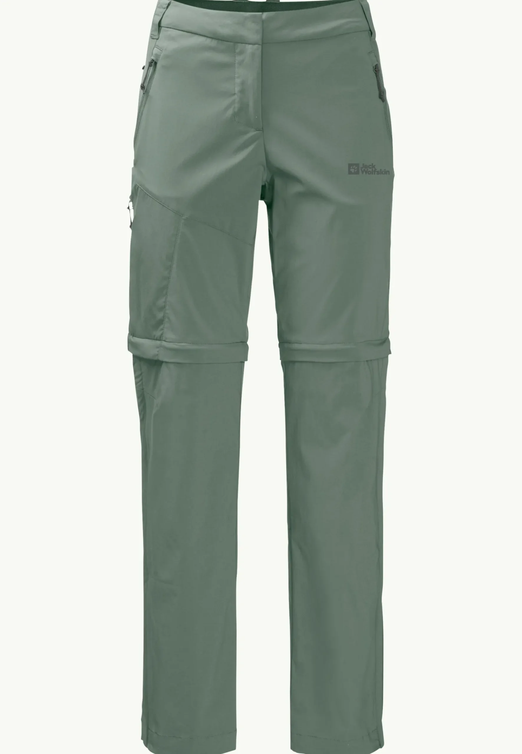 Jack Wolfskin Glastal Zip Away Pants W|DAMES Wandelen|Softshellbroeken