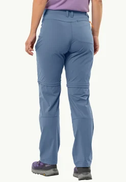 Jack Wolfskin Glastal Zip Off Pants W|DAMES Wandelen|Softshellbroeken