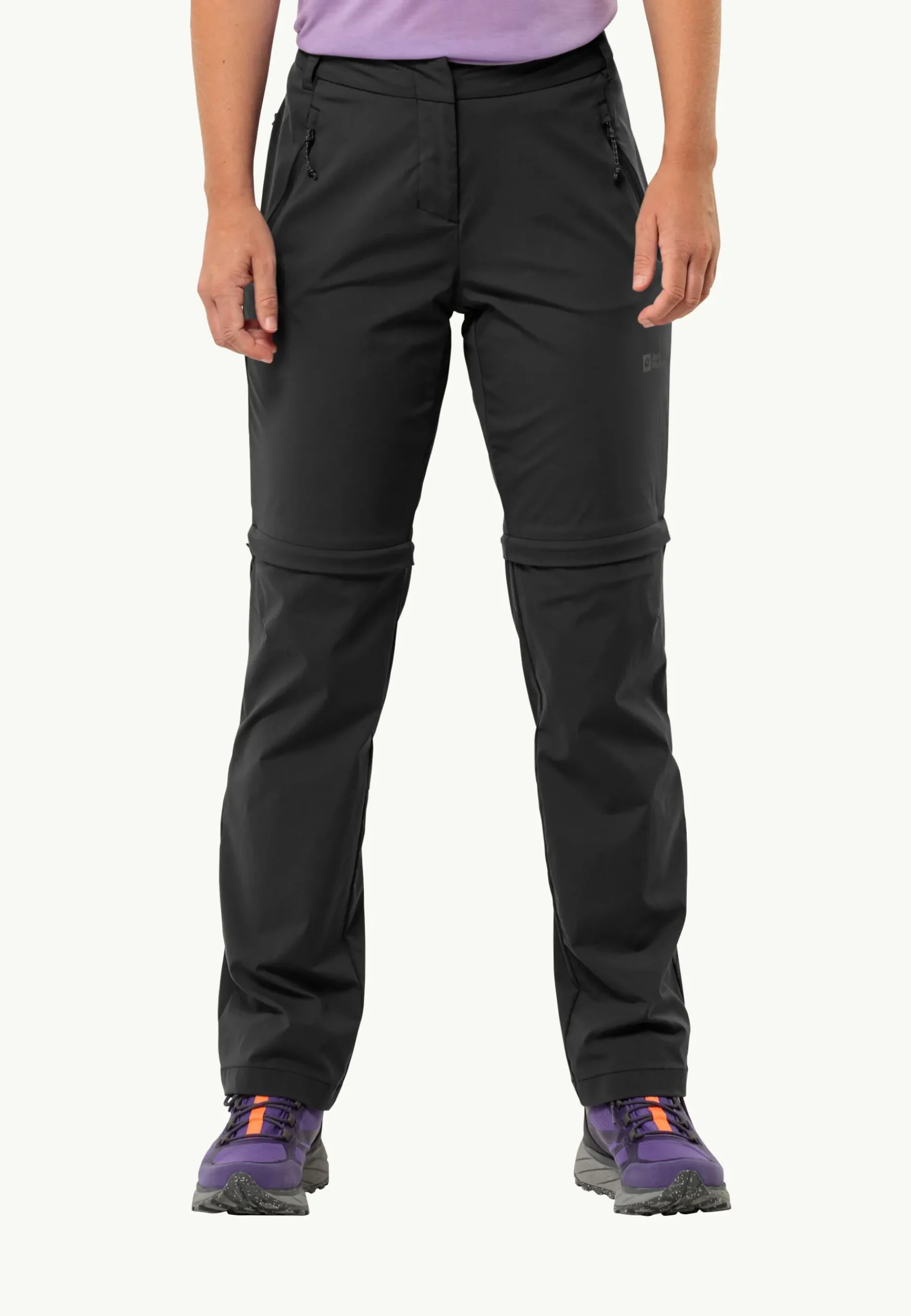 Jack Wolfskin Glastal Zip Off Pants W|DAMES Wandelen|Softshellbroeken