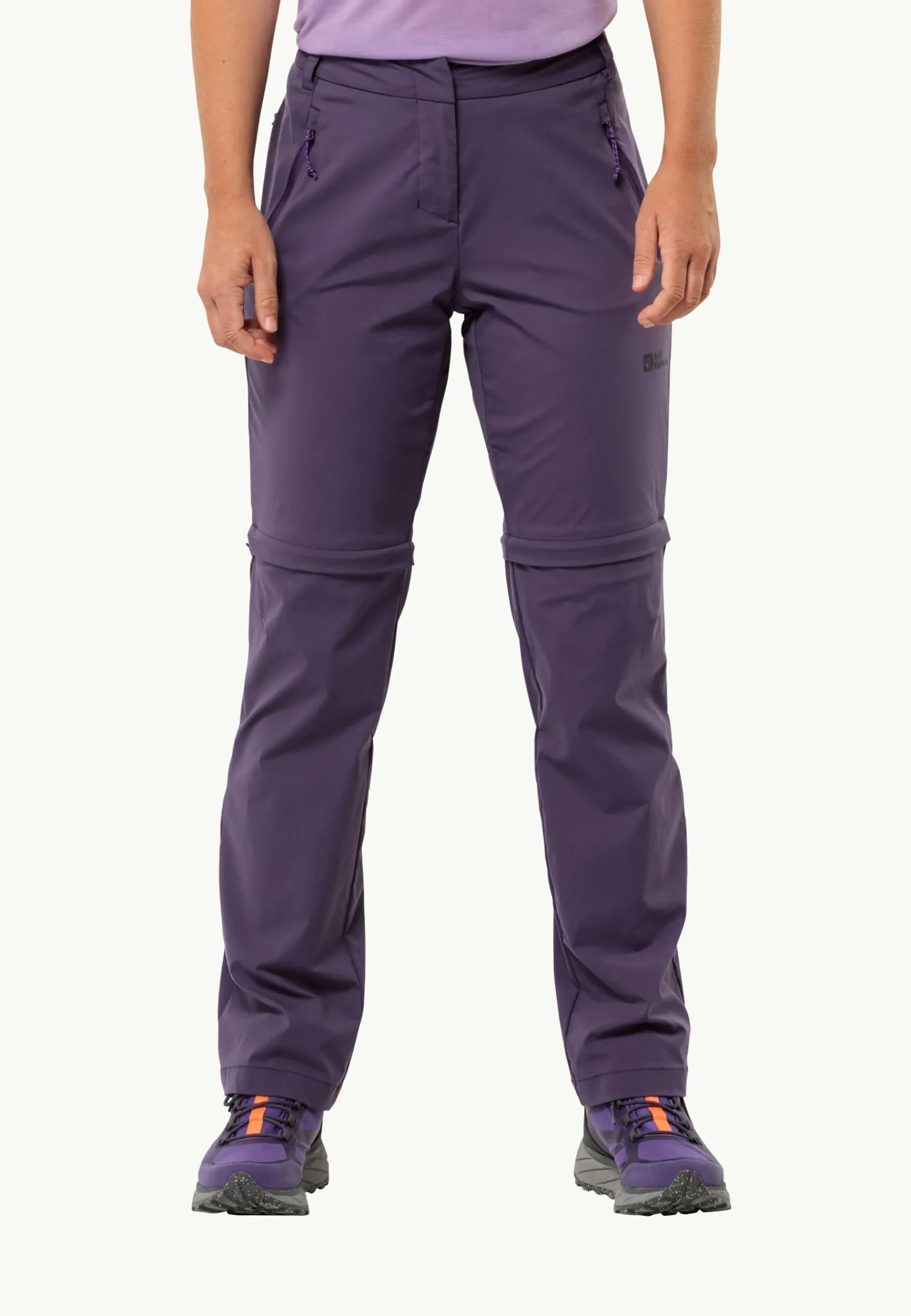 Jack Wolfskin Glastal Zip Off Pants W|DAMES Wandelen|Softshellbroeken