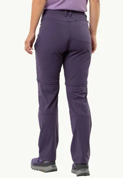 Jack Wolfskin Glastal Zip Off Pants W|DAMES Wandelen|Softshellbroeken