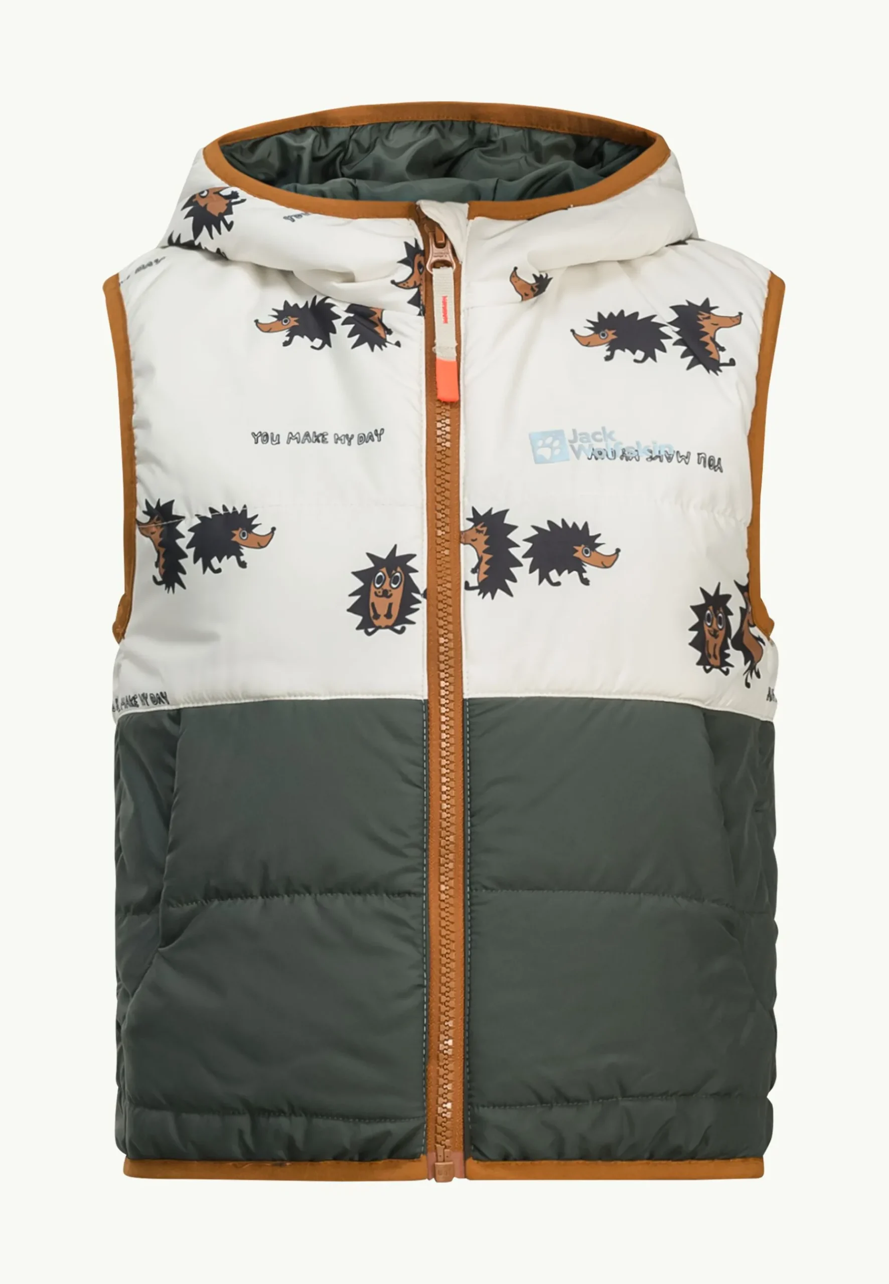 Jack Wolfskin Gleely Ins Hooded Vest K|Kinderen Voor- En Najaarsjacks/-Jassen|Fleece
