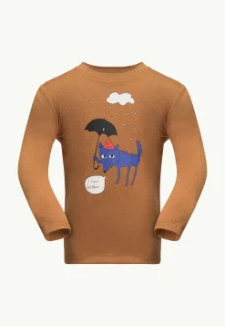 Jack Wolfskin Gleely Longsleeve K|Kinderen Functionele Shirts|T-Shirts & Longsleeves