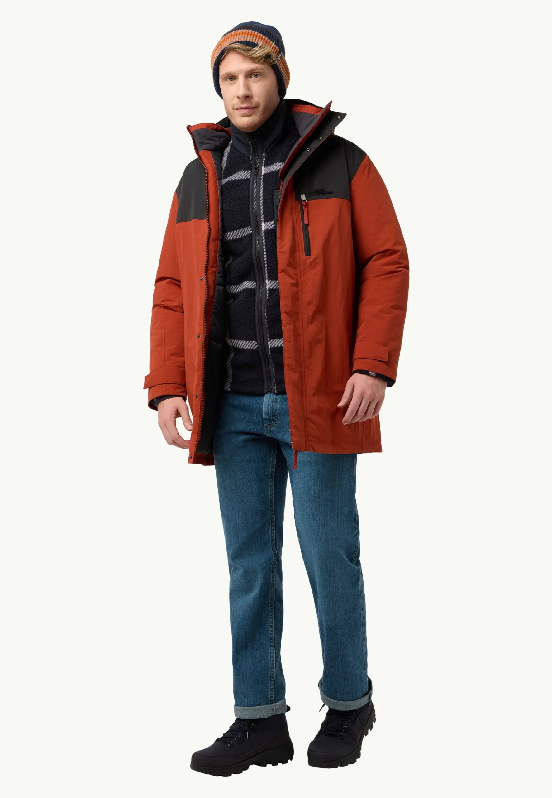 Jack Wolfskin Gletschersee Parka M|Heren Voor- En Najaarsjacks/-Jassen|Winterjacks